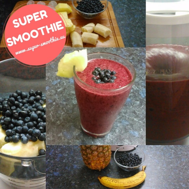 Borůvkové, ananasové, banánové smoothie - Síla zdraví z léta