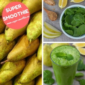 Zelené smoothie s hruškou, špenátem, banánem a zázvorem – Hruška na zahřátí