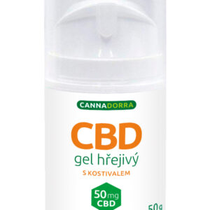Cannadorra Trade s.r.o. CBD hřejivý gel 50 g limitovaná edice