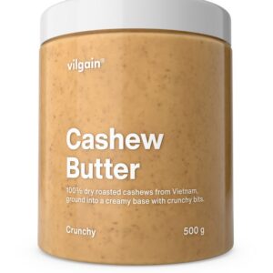 Vilgain 100% Kešu máslo – křupavé kešu oříšky 500 g