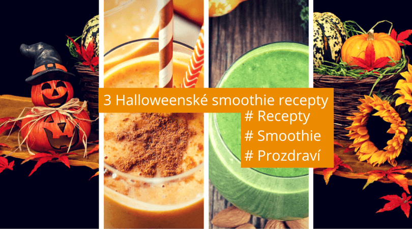 3 halloweenské smoothie recepty